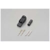 JEU DE PRISE 2 BROCHES NOIR CLIGNOTANTS KAWASAKI