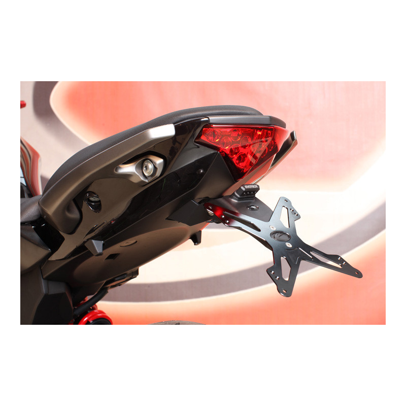 KAWASAKI ER6 SUPPORT DE PLAQUE REGLABLE
