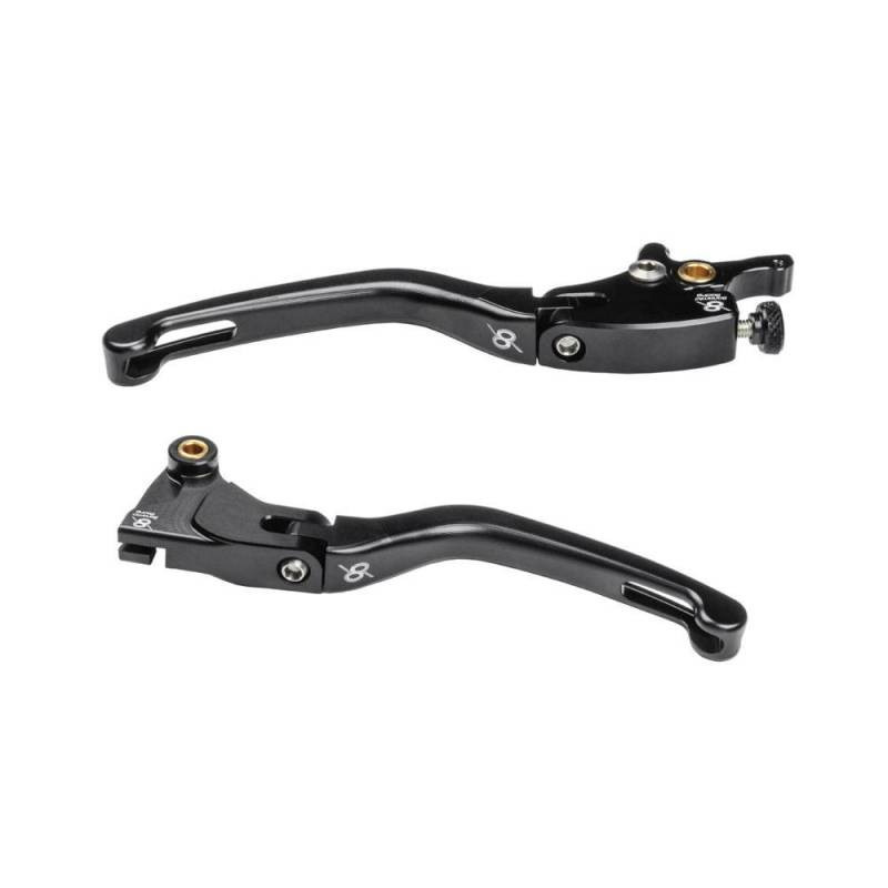 KAWASAKI NINJA 300 R KIT LEVIER FREIN ET EMBRAYAGE REPLIABLE ALU TAILLE MASSE BO