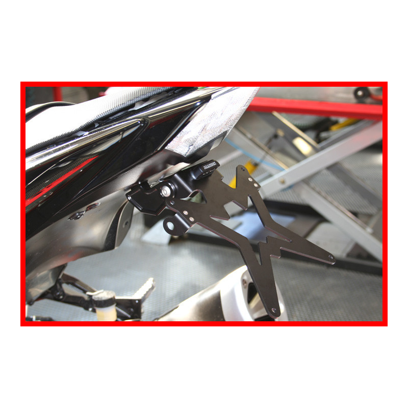 KAWASAKI Z750/Z1000 SUPPORT DE PLAQUE REGLABLE