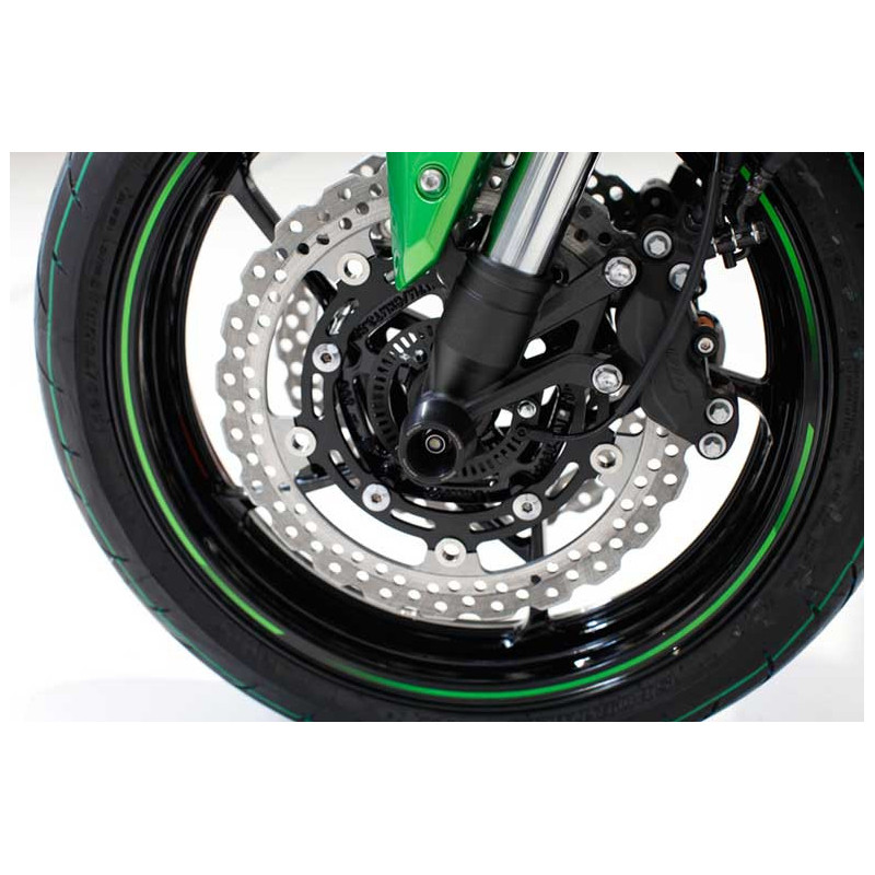 KAWASAKI Z900 ROULETTES DE PROTECTION ROUE AVANT EVOTECH