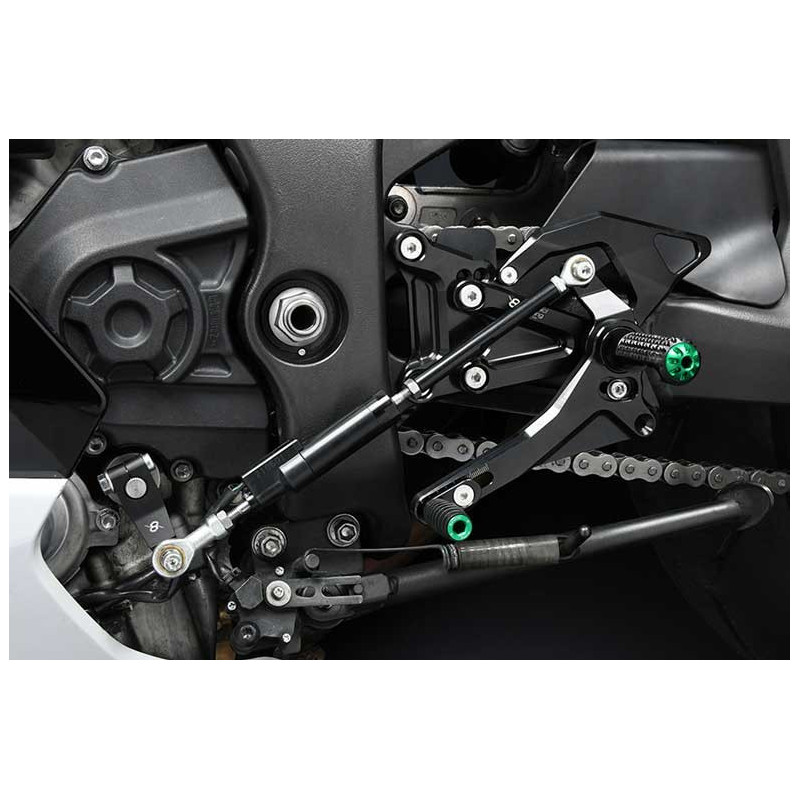 KAWASAKI ZX10R COMMANDES RECULEES INVERSEES OU NON