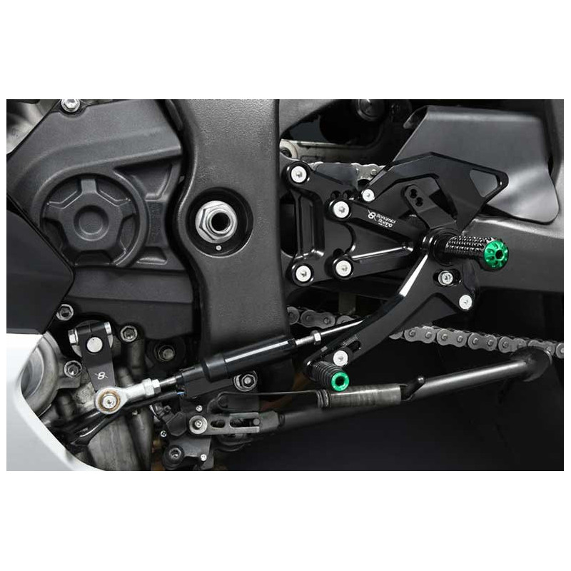 KAWASAKI ZX10R COMMANDES RECULEES INVERSEES OU NON