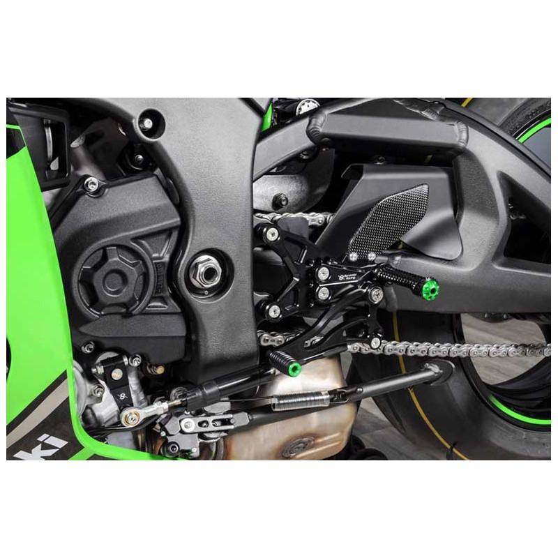 KAWASAKI ZX10R COMMANDES RECULEES INVERSEES OU NON
