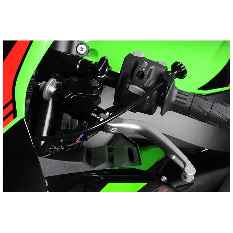 KAWASAKI ZX10R KIT LEVIER FREIN ET EMBRAYAGE REPLIABLE ALU TAILLE MASSE BONAMICI