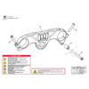 KAWASAKI ZX10R TE DE FOURCHE SUPERIEUR RACE BONAMICI RACING