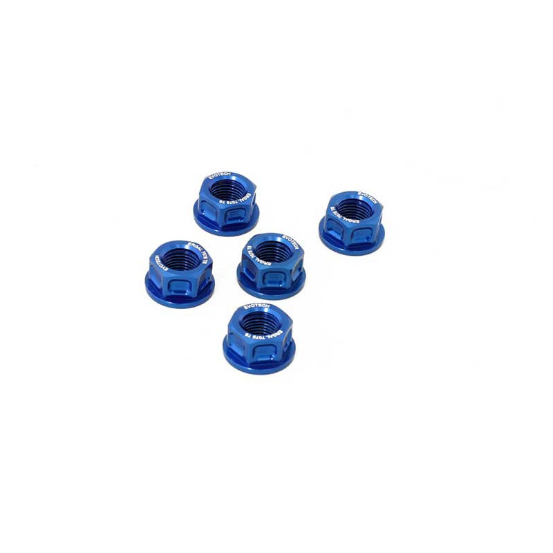 KIT 5 ECROUS DE COURONNE M10X125