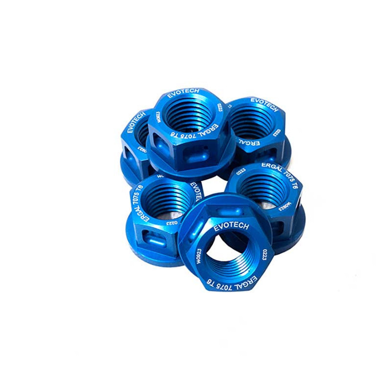 KIT 6 ECROUS DE COURONNE M12X150