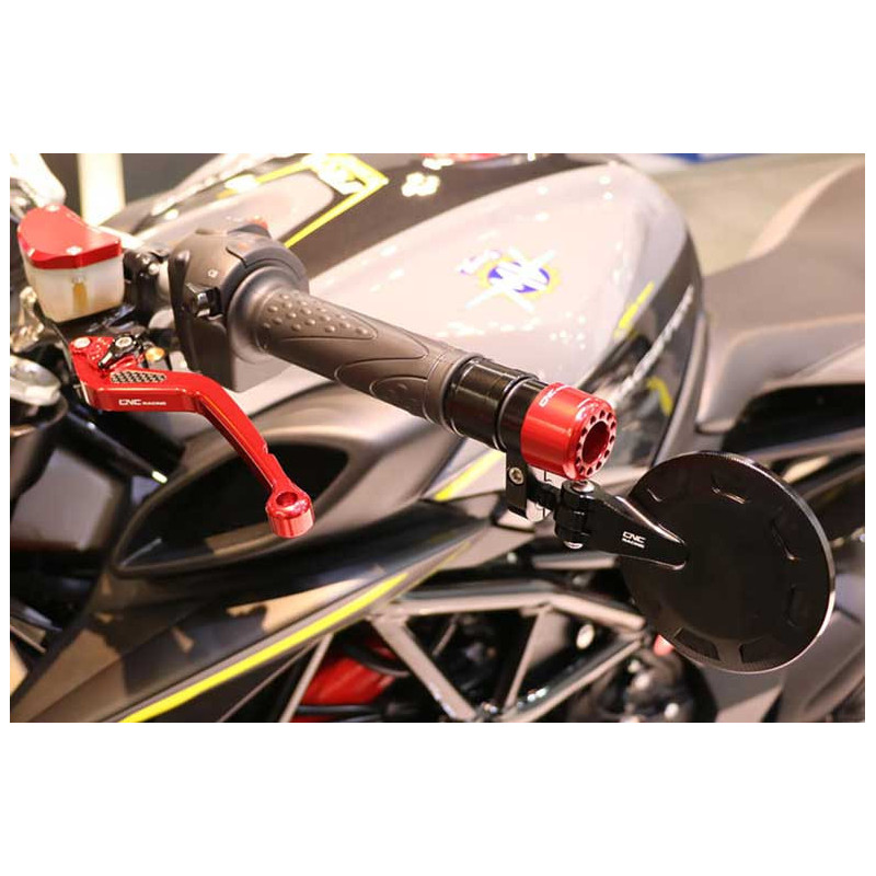 Kit adaptation embout de guidon et protection de levier CNC Racing MV AGUSTA