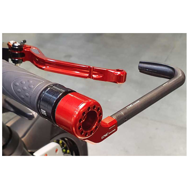 Kit adaptation embout de guidon et protection de levier CNC Racing MV AGUSTA
