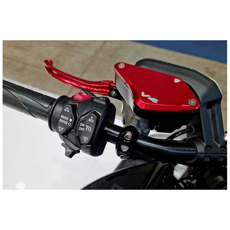 KIT BOUCHON BOCAL LIQUIDE CNC RACING TOUCH BICOLOR DUCATI
