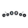 KIT BOUCHONS DE CADRE CNC RACING MOTO GUZZI V85 TT