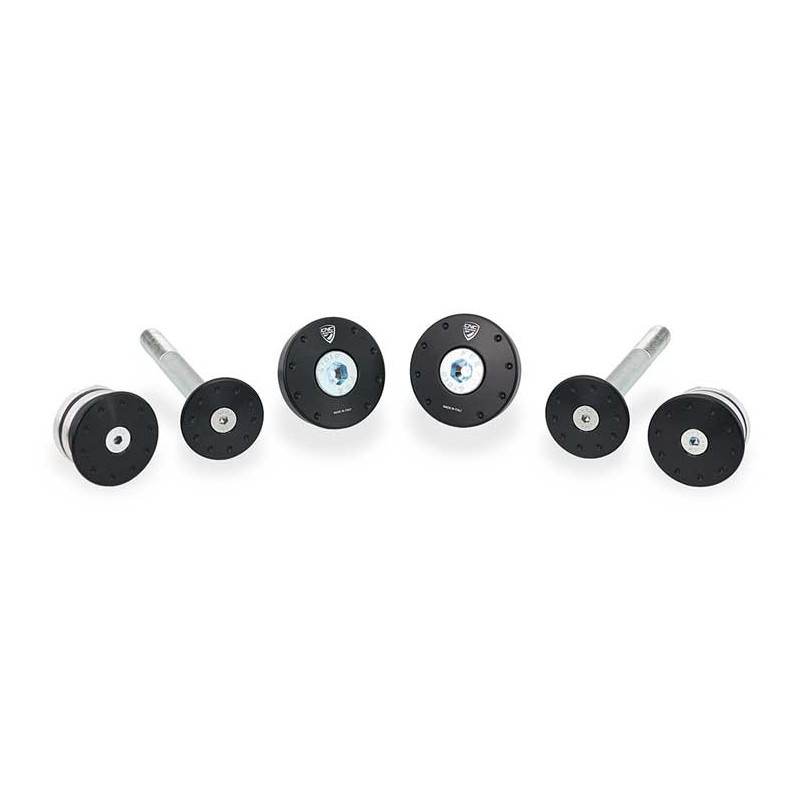KIT BOUCHONS DE CADRE CNC RACING MOTO GUZZI V85 TT