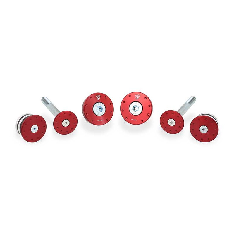 KIT BOUCHONS DE CADRE CNC RACING MOTO GUZZI V85 TT