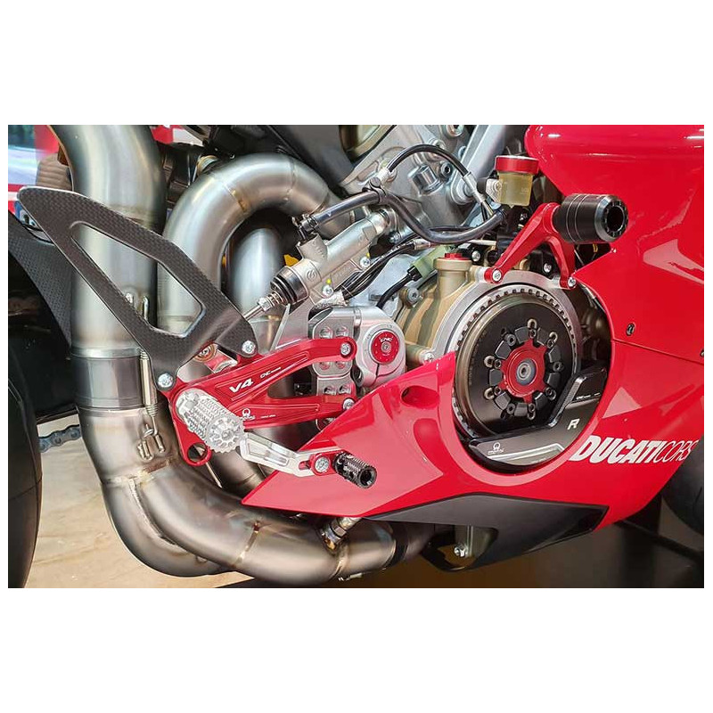 KIT COMMANDE RECULEES RPS EDITION LIMITEE TEAM PRAMAC PANIGALE V4R