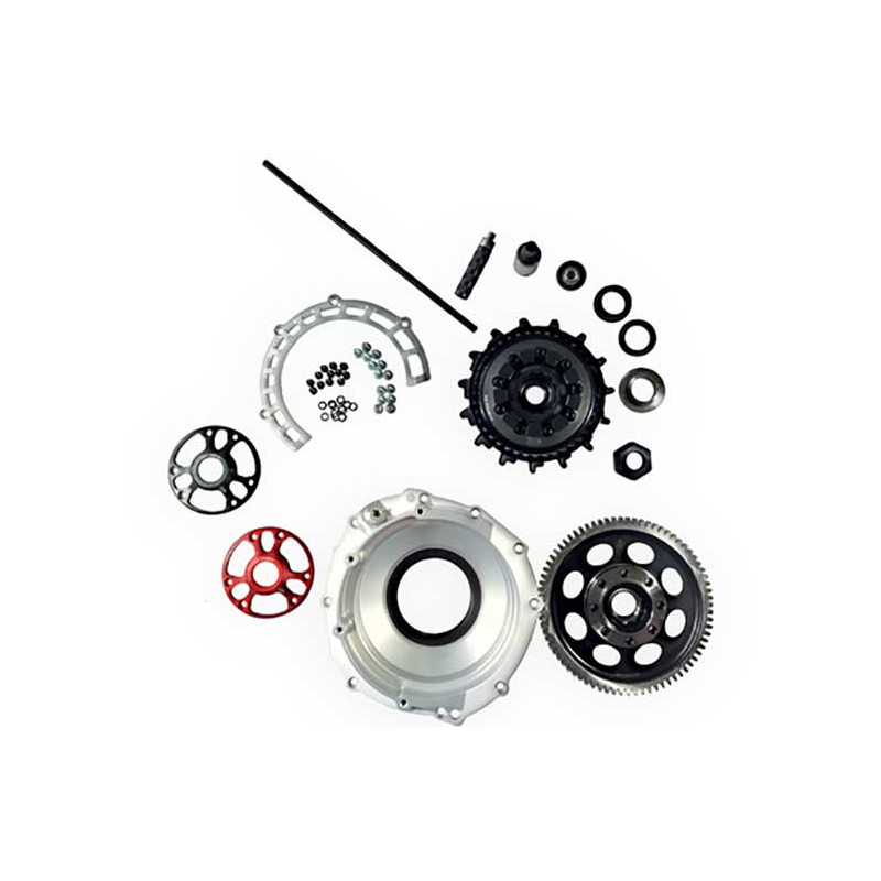 Kit d'embrayage à sec EVO-GP avec cloche et disques 40D
