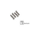 Kit de 4 vis pour garde boue avant M6X16 - Titane