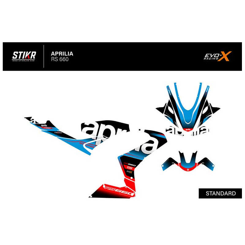KIT DECO APRILIA RS 660 MODELE V1 BLEU