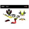 KIT DECO APRILIA RS 660 MODELE V1 JAUNE