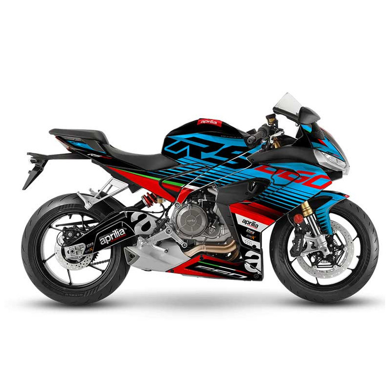 KIT DECO APRILIA RS 660 MODELE V2 BLEU