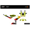 KIT DECO APRILIA RS 660 MODELE V2 JAUNE
