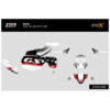 KIT DECO BMW 1300 GS ADVENTURE MODELE V1 BLANC
