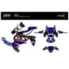KIT DECO BMW 1300 GS ADVENTURE MODELE V1 BLEU