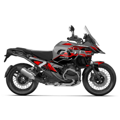 KIT DECO BMW 1300 GS ADVENTURE MODELE V3 GRIS ROUGE
