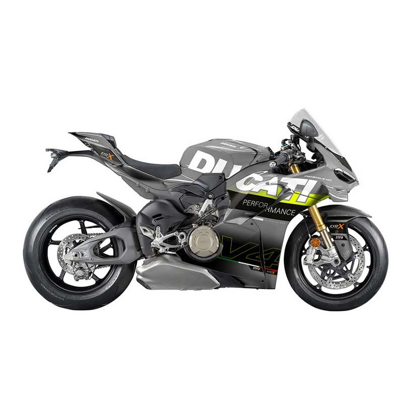 Kit déco DUCATI PANIGALE V4S/R - MODELE V1 - GRIS JAUNE