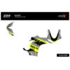 Kit déco DUCATI PANIGALE V4S/R - MODELE V2 - GRIS JAUNE