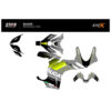 Kit déco DUCATI PANIGALE V4S/R - MODELE V3 - GRIS JAUNE