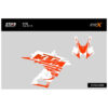 Kit déco KTM 990 RC R - V1 - BLANC
