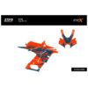 Kit déco KTM 990 RC R - V1 - ORANGE BLEU