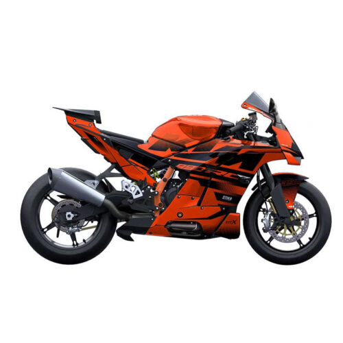 Kit déco KTM 990 RC R - V1 - ORANGE NOIR