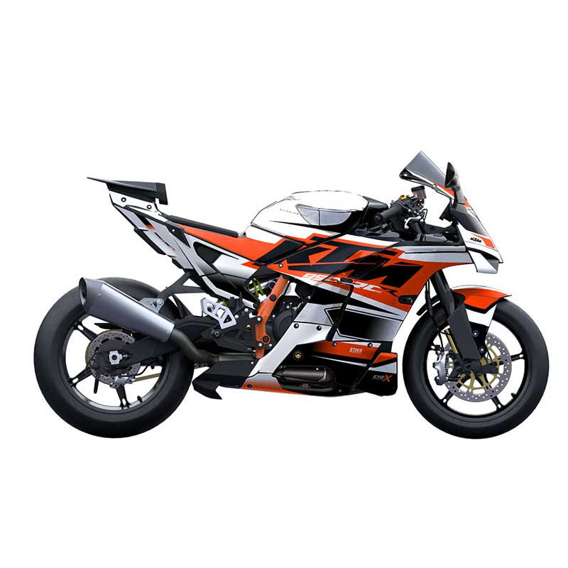 Kit déco KTM 990 RC R - V2 - BLANC
