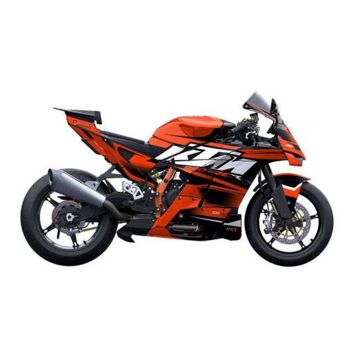 Kit déco KTM 990 RC R - V2 - ORANGE NOIR