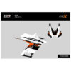 Kit déco KTM 990 RC R - V3 - BLANC