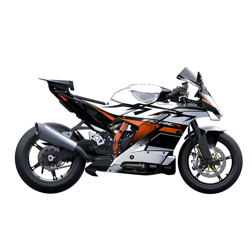 Kit déco KTM 990 RC R - V3 - BLANC