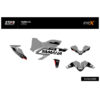 KIT DECO STIKRLAB YAMAHA MT09 V2 GRIS