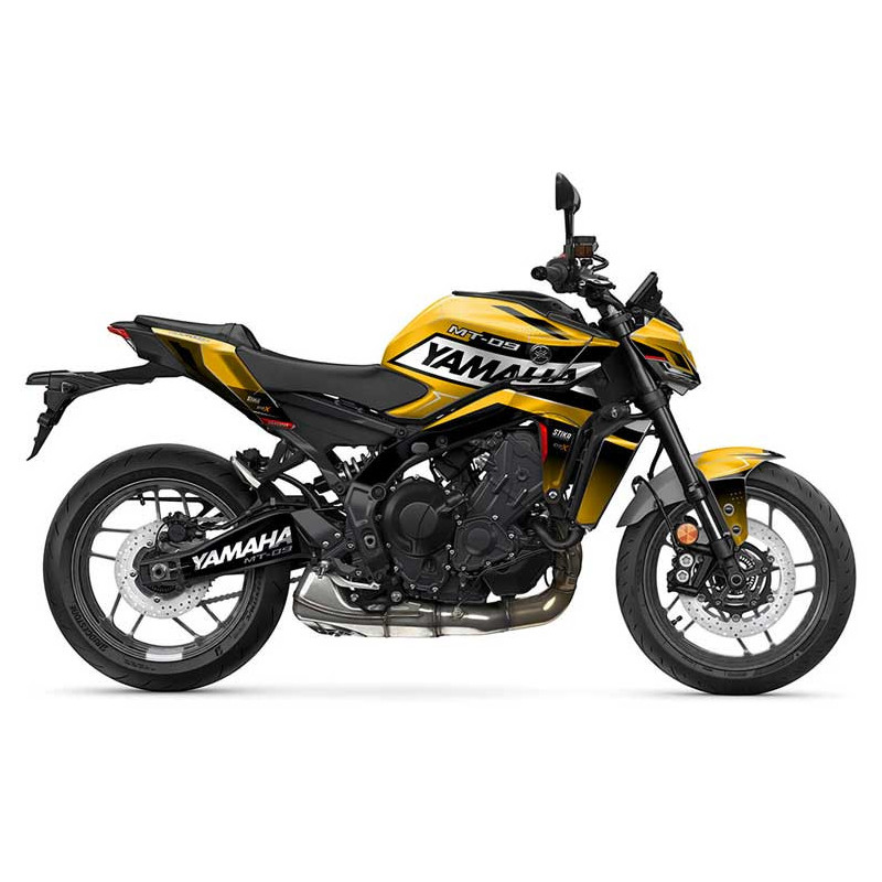 KIT DECO STIKRLAB YAMAHA MT09 V2 JAUNE