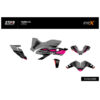 KIT DECO STIKRLAB YAMAHA MT09 V3 ROSE