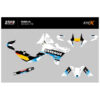 KIT DECO STIKRLAB YAMAHA TENERE 700 V1 BLANC