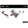 KIT DECO STIKRLAB YAMAHA TENERE 700 V1 GRIS
