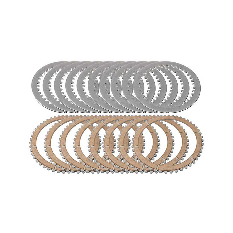 KIT DISQUES EMBRAYAGE DUCATI OEM LISSE ET GARNIS 48 DENTS METAL FRITTÉ KIT DISQUES EMBRAYAGE DUCATI OEM LISSE ET GARNIS 48 DENTS METAL FRITTÉ
