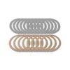 KIT DISQUES EMBRAYAGE DUCATI OEM LISSE ET GARNIS 48 DENTS METAL FRITTÉ KIT DISQUES EMBRAYAGE DUCATI OEM LISSE ET GARNIS 48 DENTS METAL FRITTÉ