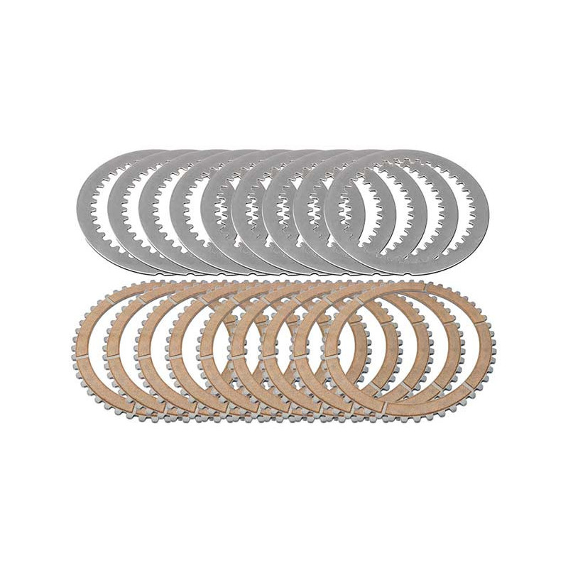 KIT DISQUES EMBRAYAGE DUCATI OEM LISSE ET GARNIS 48 DENTS METAL FRITTÉ KIT DISQUES EMBRAYAGE DUCATI OEM LISSE ET GARNIS 48 DENTS METAL FRITTÉ