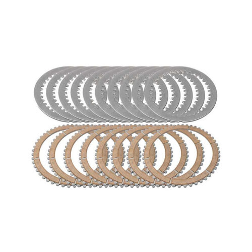 KIT DISQUES EMBRAYAGE DUCATI OEM LISSE ET GARNIS 48 DENTS METAL FRITTÉ