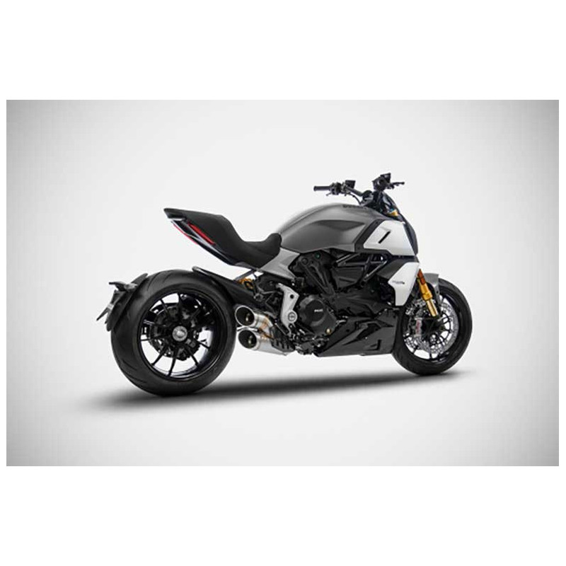 Kit échappement + raccord inox  diavel 1260 modele Euro 5 Zard