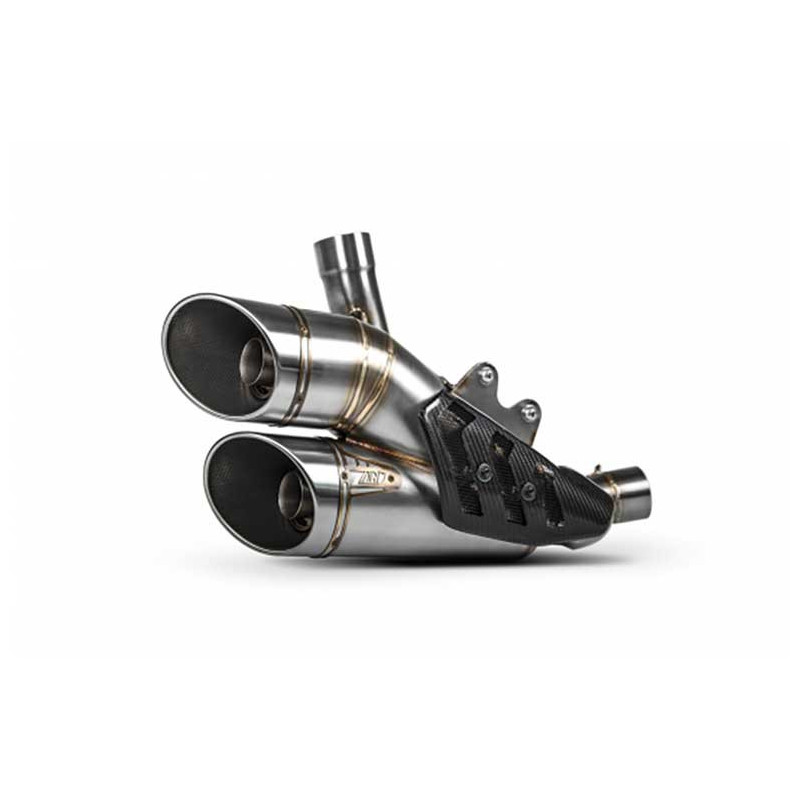 Kit échappement + raccord inox  diavel 1260 modele Euro 5 Zard