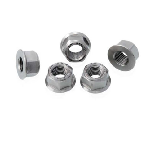 KIT ECROUS POUR BRIDE PORTE COURONNE 5 TROUS TITANE